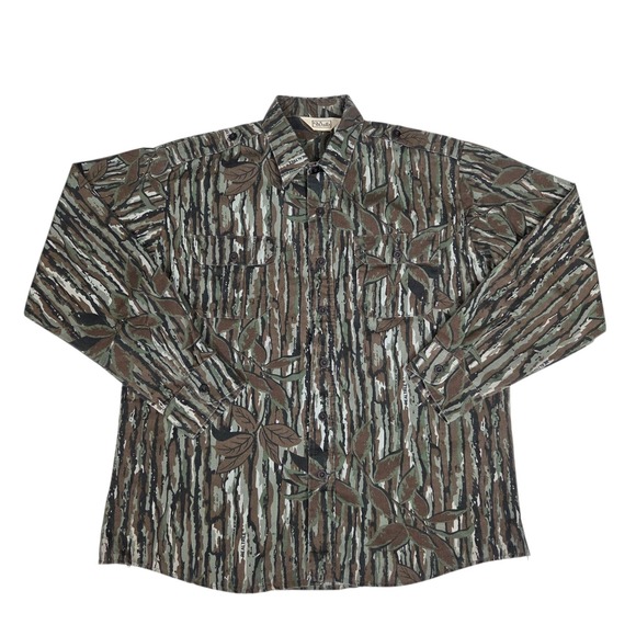 Vintage Walls Realtree Camo 90s Shirt Mens Large Long Sleeve Vtg Hunting USA New - Picture 2 of 11